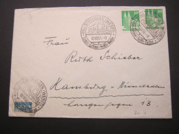 1951 , BOPFINGEN  , Klarer Werbestempel Auf Brief - Covers & Documents