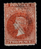 1860-69  SG24a 2d Pale Red W2 Second Rouletted Issue  £4.00 - Oblitérés