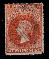 1860-69  SG24a 2d Pale Red W2 Second Rouletted Issue  £4.00 - Gebruikt