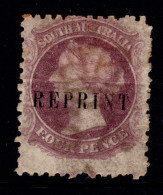 1868 4d Mauve REPRINT - Usati