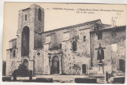 D3898) PERNES - Vaucluse - L` Eglise Notre Dame - Monument Historique OLD !! - Pernes Les Fontaines