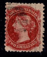 1876-1900 SG144 2/- Carmine W2 P11.5x10 £6.50 - Gebruikt