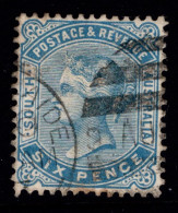 1883-99 SG 194 6d Pale Blue W13 P13 (#2) £1.50 - Usati