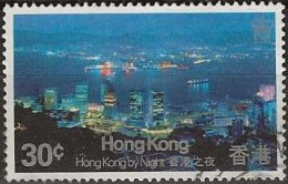HONG KONG 1983 Hong Kong By Night - 30c - Victoria Harbour FU - Gebraucht