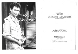 Postkaart Muziek Bart Herman - Autografi