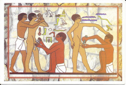 Egypte - Scène Of Circumscision From The Tomb Of Ankh Mahor (6th Dynastie) Reproduction Illustrée, Circoncision - Other & Unclassified