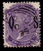 1899-1901 Official SG 082 2d Bright Violet Type O3 W13 P13 (#1) £0.80 - Usados