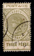 1902-04 SG 268 3d Olive-green Thin Postage W13 P11.5-12.5 (#2) £2.5 - Gebruikt