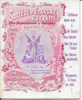 Livret Société D'Epargne Des Retraites, Caisse Philanthropique De Prévoyance, Paris Place Vendôme - Bank & Versicherung