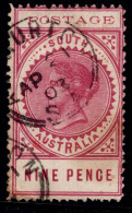 1902-04 SG 273 9d Rosy Lake Thin Postage W13 P11.5-12.5 (#2) £9.00 - Oblitérés