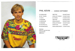 Postkaart Muziek Phil Kevin    + Handtekening - Autographes