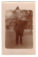 CPA 3430 - MILITARIA - Carte Photo Militaire - Soldat BLANCHARD N° 7 Sur Le Col - Characters