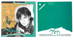 Postkaart Muziek Alain Bovy   + Handtekening - Handtekening