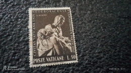 VATİKAN-1946-60      50L       USED - Used Stamps