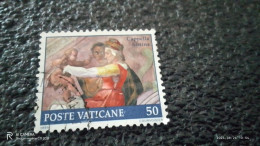 VATİKAN-1946-60      50L       USED - Used Stamps