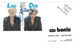 Postkaart Muziek Las Doz  + Handtekening - Autographes