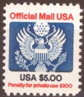 Stati Uniti Servizi 1983 UnN°104  $5,00 MNH/** - Coils & Coil Singles