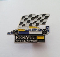 Pin's  Renault Ventes Au Personnel - Renault