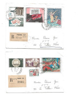 France  Lettre Circulée  POSTIERS PHILATELISTES  ( 69/70 )  à Voir    Très Bon état - Used Stamps