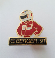 Pin's  Berger - F1