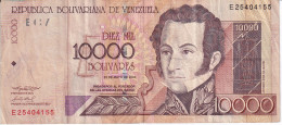BILLETE DE VENEZUELA DE 10000 BOLIVARES DEL AÑO 2004  (BANKNOTE) - Venezuela