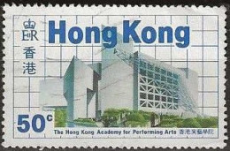 HONG KONG 1985 New Buildings - 50c. - Chinese Lily FU - Gebruikt