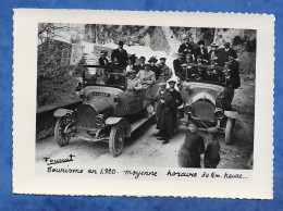 CPSM 38 / EXCURSION EN ISERE / VOIRON / EUGENE MAGER / TOURISME EN 1920 / AUTOMOBILES AUTOCARS SAURER - Bus & Autocars