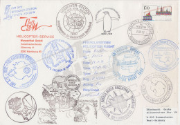 Germany FS Polarstern Large Cover Heli Flight Polarstern To Filchner  Diff Ca 25.02.1992 (TO153) - Vols Polaires