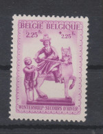COB 590-V3** Neuf Sans Charnière U Sous Le Premier E De België - 1931-1960