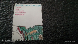 VATİKAN-1980-90     550L       USED - Used Stamps