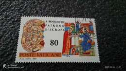 VATİKAN-1980-90    80L       USED - Used Stamps
