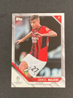 CARD TOPPS UEFA CHAMPIONS LEAGUE GIAPPONE DANIEL MALDINI MILAN - Autres & Non Classés