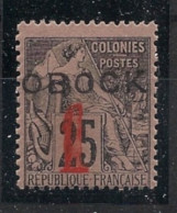 OBOCK - 1892 - N°Yv. 21 - Type Alphée Dubois 1 Sur 25c - Neuf Luxe ** / MNH / Postfrisch - Unused Stamps