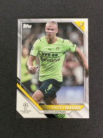 CARD TOPPS UEFA CHAMPIONS LEAGUE GIAPPONE ERLING HAALAND BORUSSIA DORTMUND - Autres & Non Classés