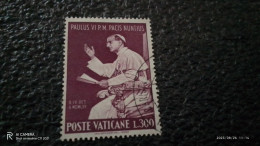 VATİKAN-1960-70   300L       USED - Used Stamps