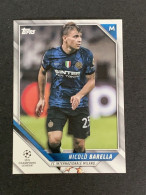 CARD TOPPS UEFA CHAMPIONS LEAGUE 2022 GIAPPONE NICOLO' BARELLA INTER - Autres & Non Classés