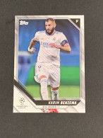 CARD TOPPS UEFA CHAMPIONS LEAGUE GIAPPONE KARIM BENZEMA REAL MADRID - Autres & Non Classés