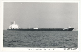 CPM - LITIOPA - Pétrolier - GB - 28/9/1977 - Petroliere