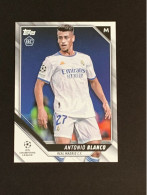 CARD TOPPS UEFA CHAMPIONS LEAGUE GIAPPONE ROOKIE ANTONIO BLANCO REAL MADRID - Autres & Non Classés