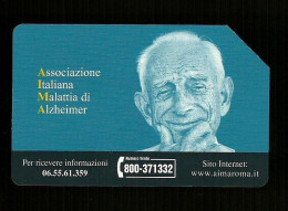 1484 Golden - Associazione Malattia Alzheimer Da Lire 5.000 Telecom - Pubbliche Pubblicitarie