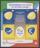Olympics 2016 - Shooting - LIBERIA - S/S MNH - Verano 2016: Rio De Janeiro