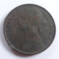 GB Victoria 1890 One Penny  KM#755  VZ  #coin266 - D. 1 Penny