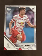 CARD TOPPS UEFA CHAMPIONS LEAGUE GIAPPONE ROOKIE SIDNEY RAEBIGER LIPSIA - Autres & Non Classés