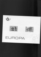 Belgie 1995 Europa CEPT 2597/98 Camps WWII Atomic Bomb  Zwart-wit Velletje OCB17.50€ - Folletos Blanco Y Negro [ZN & GC]