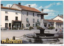 CPM   88  MONTHUREUX  PLACE DE LA REPUBLIQUE     TB ETAT - Monthureux Sur Saone