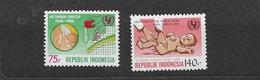 1986 MNH Indonesia, Michel 1192-93 Postfris** - UNICEF