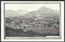 South Africa 1931. 1d STELLENBOSCH Postcard. H&G 13-6. - Unused Stamps