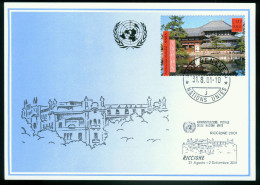 Sp UN Geneva (UNO) 2001 | Philately. "Riccione 2001", Riccione Italy (MiNr 415) - Cartas & Documentos