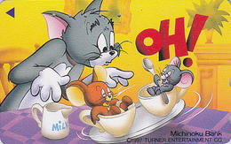 Télécarte JAPON / 110-016 - BD COMICS - TOM & JERRY - CHAT & SOURIS - CAT & MOUSE JAPAN Phonecard - 19804 - BD