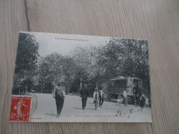 CPA  66 Mont Louis Départ Du Tracteur à Vapeur Tram Tramway Labouche éditions - Autres & Non Classés